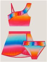3 Piece Ombre Swim Set (3-15 Yrs)