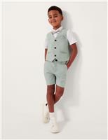 4pc Short Suit & Bow Tie (0-13 Years)