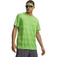 Under Armour Velociti Jacquard Striped Training T-Shirt Lime Green