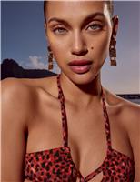 Leopard Print BIkini Top