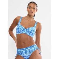 Triumph Printed Wired Bikini Top (B-F) Light Blue