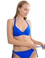 Padded Plunge Halterneck Bikini Top