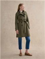 Cotton Rich Belted Longline Trench Coat