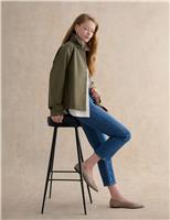Cotton Rich Lightweight Collared Jacket