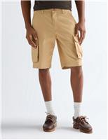 Wrangler Pure Cotton Cargo Shorts Beige