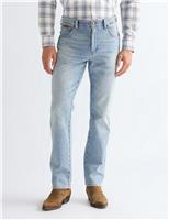 Wrangler Texas Regular Fit 5 Pocket Stretch Jeans Light Blue