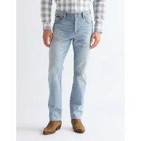 Wrangler Texas Regular Fit 5 Pocket Stretch Jeans Light Blue