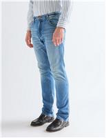 Wrangler Greensboro Regular Fit 5 Pocket Jeans Light Blue