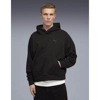 Puma Cotton Rich Logo Hoodie Black