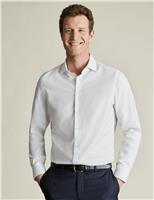 Slim Fit Non Iron Cotton Linen Oxford Shirt