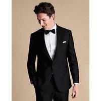 Charles Tyrwhitt Slim Fit Pure Wool Suit Jacket Black