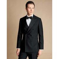 Charles Tyrwhitt Slim Fit Pure Wool Suit Jacket Black