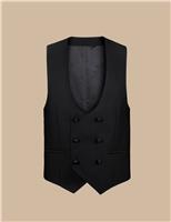Pure Wool Double Breasted Tuxedo Waistcoat
