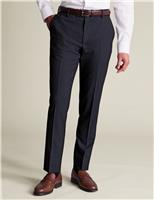 Slim Fit Wool Rich Striped Trousers