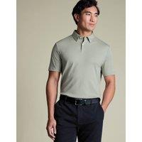 Charles Tyrwhitt Pure Cotton Polo Shirt Grey