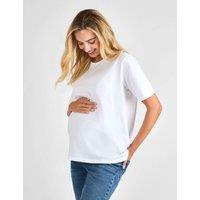 JoJo Maman Bb Pure Cotton Oversized Maternity T-Shirt White
