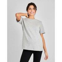 JoJo Maman Bb Maternity Pure Cotton Oversized T-Shirt Grey Marl