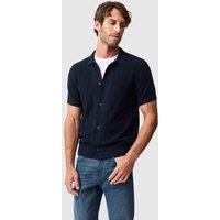 Rodd & Gunn Pure Cotton Knitted Polo Shirt Dark Navy