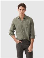 Rodd & Gunn Coromandel Slim Fit Pure Linen Shirt Denim