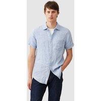 Rodd & Gunn Palm Beach Slim Fit Pure Linen Shirt Denim