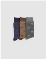 3 Pack Dogs Cotton Rich Smart Socks