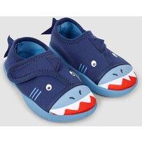JoJo Maman Bb Kids' Shark Aqua Shoes (3 Small -11 Small) Navy