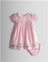 2pc Gingham Smocked Dress Set (0 Months-5 Years)
