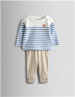 2 Piece Cotton Rich Bear Outfit (0-24 Mths)