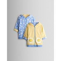 JoJo Maman Bb Daisy Reversible Hoodie (6 Mths-7 Yrs) Yellow