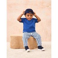 JoJo Maman Bb 2 Piece Pure Cotton Top & Bottom Outfit (6 Mths-9 Yrs) Blue