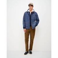 Crew Clothing Mid-Wash Denim Shacket Denim