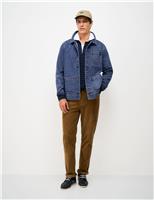 Mid-Wash Denim Shacket