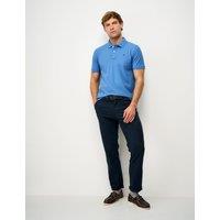 Crew Clothing Pure Cotton Polo Shirt Dark Blue