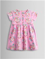 Pure Cotton Unicon Pet In Pocket Dress (6 Mths - 7 Yrs)