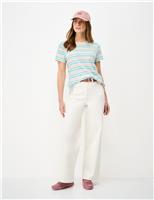 Pure Cotton Striped T-Shirt