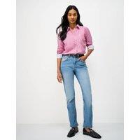 Crew Clothing Relaxed Fit Pure Cotton Shirt Pink Mix