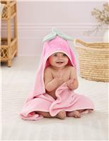 Pure Cotton Strawberry Hooded Towel