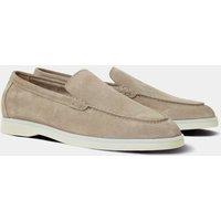 Hawes & Curtis Suede Loafers Stone