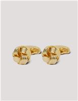Hawes & Curtis Knot Cufflinks Gold
