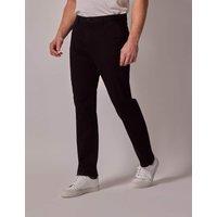 Hawes & Curtis Slim Fit Pure Cotton Garment Dyed Chinos Black