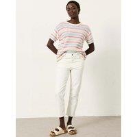 FatFace Slim Cropped Jeans White