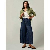 FatFace Wide Leg Ankle Grazer Jeans Blue