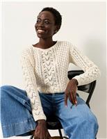 Pure Cotton Textured Jumper