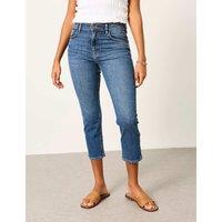 FatFace Slim Cropped Jeans Blue Denim