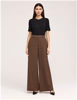 Twill Wide Leg Trouser