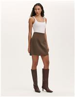 Jersey Mini A-Line Skirt
