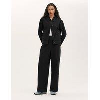Finery London Canvas Collared Utility Jacket Black
