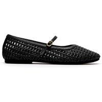 Clarks Woven Mary Jane Ballet Pumps Black