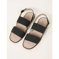 FatFace Leather Slingback Sandals Black