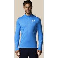 Castore All Over Print Half Zip Training Top Blue